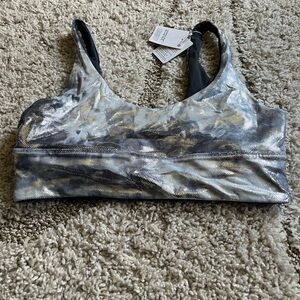 Lululemon Align Light Support Bra Shine Diamond Dot Foil Sz 12